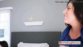 Law Enforcement Step Daddies Swap Daughters For A Steamy Banging