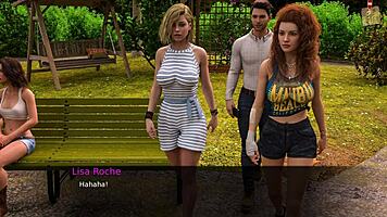 I take two hot teen 18+s out for a walk and nurse them back to pleasure oops I mean game