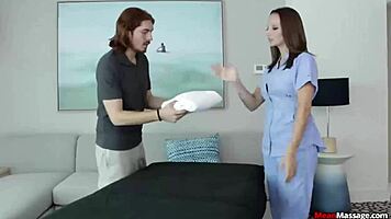 Mean-Brunette Hottie Domination Treatment