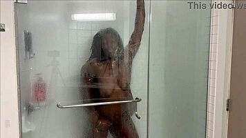 Stepsister Invites Stepbrother For Intense Shower Sex
