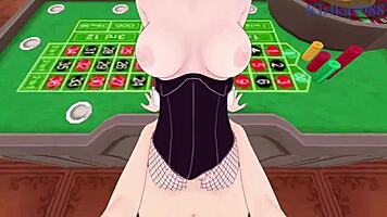 shizuka and beatrix bunny girl creampie in pov hentai 😍