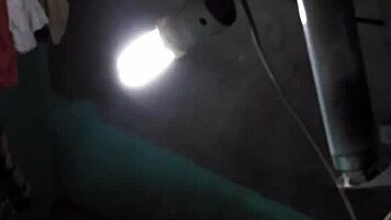 big boobs young mom bathing in the shower