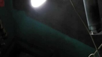 big boobs young mom bathing in the shower