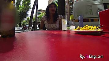 Latina Tourist Teen 18+ Recovers Cash with Quick Nerd Hookup