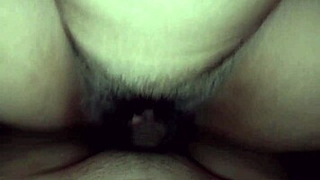 Young girl attempts to mount the ride, settling onto the driver's BIG COCK