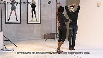 big city pleasures 47, earnin’ cash posin’ for cassie, sexy brunette