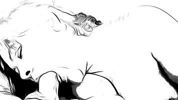 Cartoon Take on Me Blowjob by Nymphomaniac