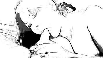 Cartoon Take on Me Blowjob by Nymphomaniac