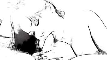 Cartoon Take on Me Blowjob by Nymphomaniac