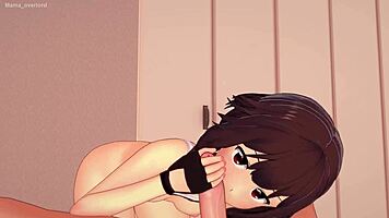 megumin wears sportswear to fuck in adult hentai 3d