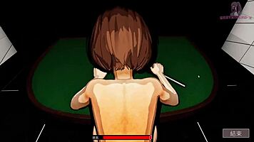 Cartoon Game Roulette Features Huge Curvy Babe Squirting Cumshot Blowbang On Table