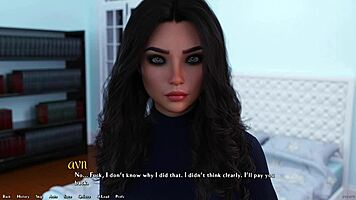 Being a dik 143 - hot rich brunette with makeup asks me hard questions