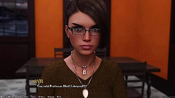 Being a dik 143 - hot rich brunette with makeup asks me hard questions