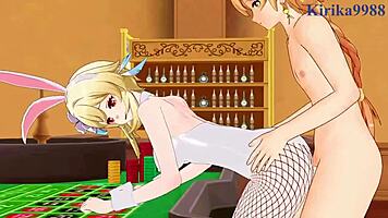 Paimon And Lumine And Aether Intense Sex - Genshin Impact Hentai