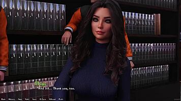 Being a dik 143 - hot rich brunette with makeup asks me hard questions