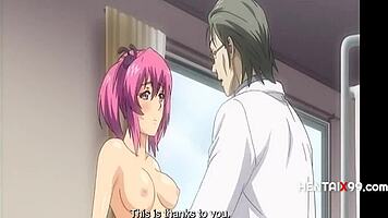 this guy turned a lesbian straight, and now she's joining him to take on the others in this anime scene