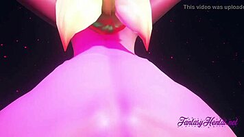 Ahri star guardian pounded hard in hentai sex