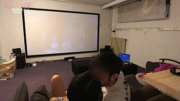 stepsiblings fuck during disney movie, calling it bonding
