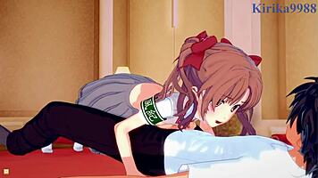 Mikoto Misaka, Kuroko Shirai, Kazari Uiharu, and Toma Kamijo in intense 3D hentai sex