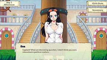 Lusty Buccaneers Parody Hentai Game Ep 1 Nami Exposes Naked Body at Night