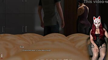 Golden boy bends over for doggystyle hentai fuck