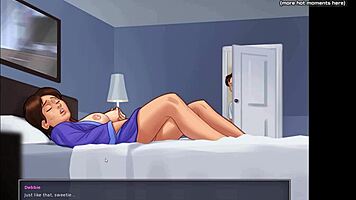 Mature MILF Breastfeeds Young Girl In Summertime Saga Gameplay, Featuring Big Tits And Ass Scenes In 3D Cartoon Hentai Part 6