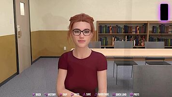 In College Kings, the naughty redhead craves my big white cock for squirting and cumshot.