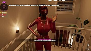 my friend wants to teach me self defense at house party game with leah