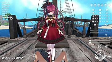 Captain fucks big breasted sailor in 3d