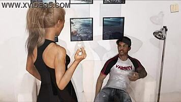 3D animated porn with an 18-year-old blonde called Erynn