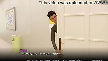 Igranje univerzitetskih problema deo 1, jašem jako s anime tinejdžerkom velikih sisa