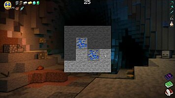 Wanna play Hornycraft? Double creampie in Alex's tight pussy awaits!