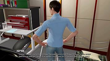 Big ass bouncing off the young lad's lap, it's so fat and sexy