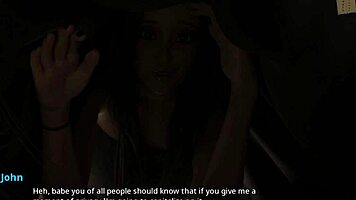 Brunette Milf Catches John Fucking Jamie