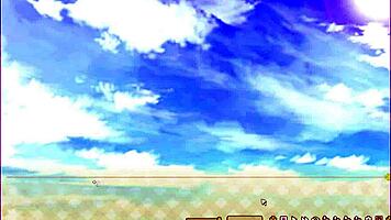 Watch Summer Clover get fired for that huge cock in harem hentai!