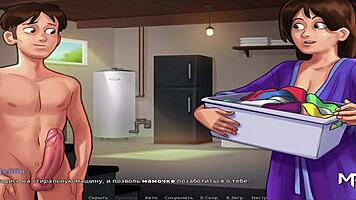 Want to see Summertimesaga laundry sex in episode 3 54?