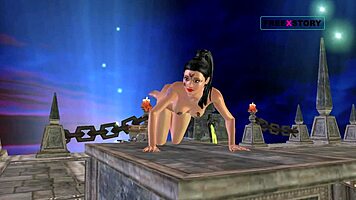 This Tamil audio sex story features a 17-year-old girl in 3D cartoon solo fun. 😍