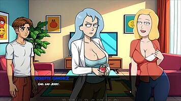 Is beth turned into a sexbot in this hentai game episode?