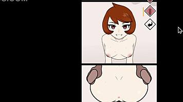 Girl in the Wall Ep 2! Curvy 3D Anime Babe Takes Monster Cock Creampie