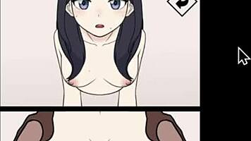 Girl in the Wall Ep 2! Curvy 3D Anime Babe Takes Monster Cock Creampie