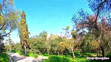 teenie gets juicy cum in mouth in athens sex vlog 😏