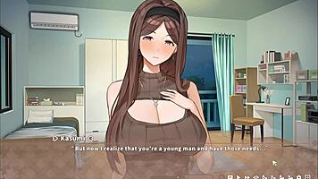 summer clover harem hentai game ep 8 caught half naked with huge boner