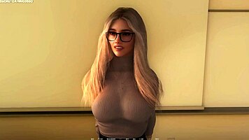 horny stepsis craved his big cock in 3d porn game desirium 02