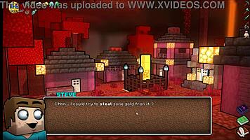 Specific Hornycraft Parody Hentai Game Ep 47 Features Piglin in 3D Teen 18+ Happy Ending