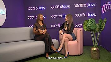 Aishadanveer and Dani Ortiz Fuck Hard in Real Couple Podcast