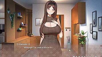 summer clover's sexy boss offers a quickie in the harem game if you're horny