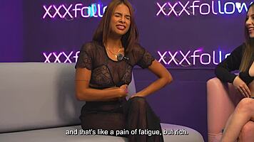 Aishadanveer and Dani Ortiz Fuck Hard in Real Couple Podcast