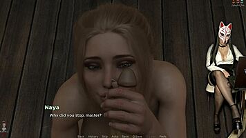 naya's adventure: sucking filthy old asian cock