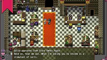 witch's first blowjob job in hentai game 😈