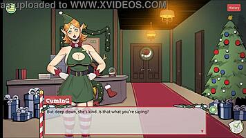 claus secret surprise xmas hentai game ep 2, christmas factory now making sextoy